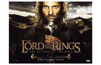 Lord of the Rings Return of the King Movie Poster Print