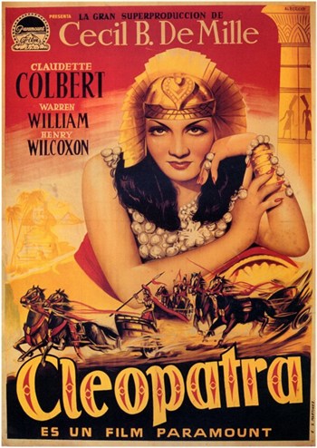 Cleopatra Movie Poster Print showcasing iconic film artwork.