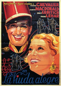 The Merry Widow Movie Poster Print showcasing classic cinema art.