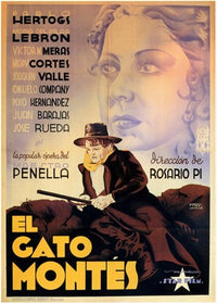 El Gato Montes Movie Poster Print showcasing vibrant cinematic art.