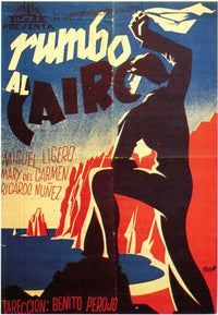 Rumbo Al Cairo Movie Poster Print showcasing vibrant film artwork.