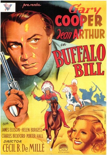 The Plainsman Movie Poster Print featuring classic film imagery.