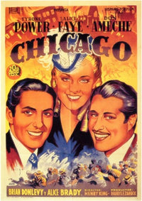 In Old Chicago Movie Poster Print showcasing vintage film art.