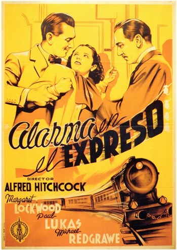 The Lady Vanishes movie poster print showcasing classic film art.