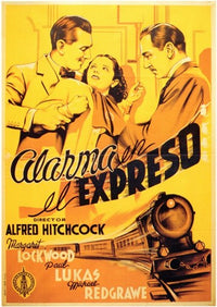The Lady Vanishes movie poster print showcasing classic film art.