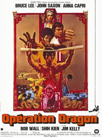 Enter the Dragon Movie Poster Print featuring Bruce Lee