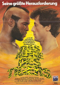 Rocky 3 Movie Poster Print showcasing intense boxing rivalry.