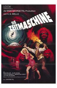The Time Machine Movie Poster showcasing classic sci-fi artwork.