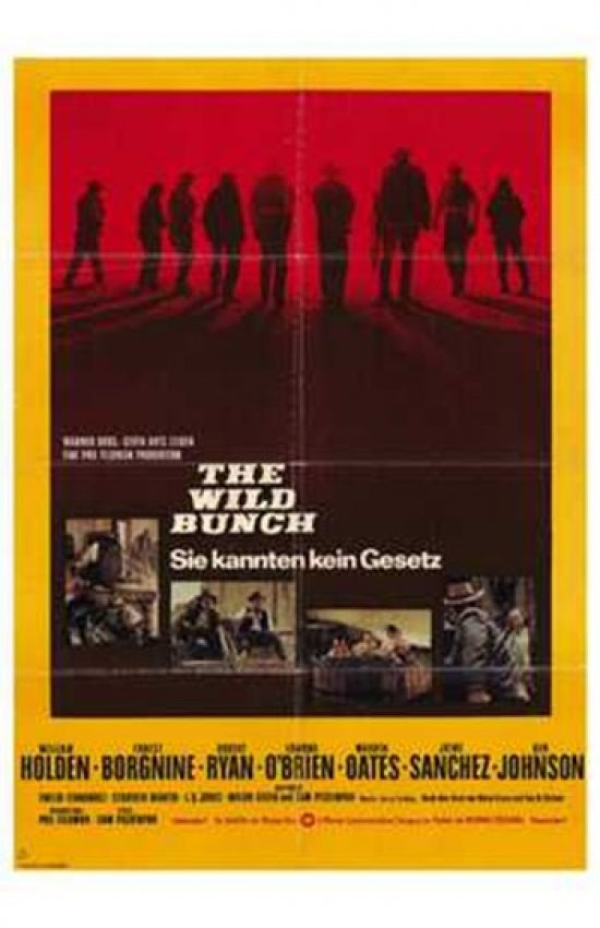 The Wild Bunch Movie Poster Print showcasing classic cinema artwork
