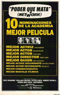 Network Movie Poster Print showcasing iconic film artwork.
