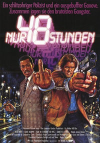 48 Hrs Movie Poster Print showcasing vibrant colors and classic design.