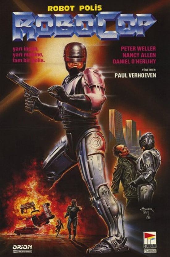 Robocop Movie Poster featuring iconic sci-fi artwork.
