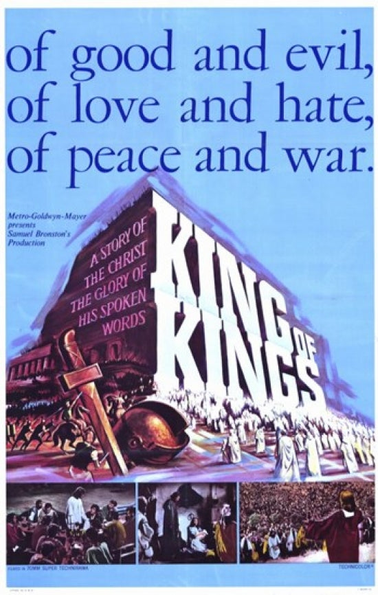 King of Kings Movie Poster Print showcasing epic imagery and themes.