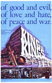 King of Kings Movie Poster Print showcasing epic imagery and themes.