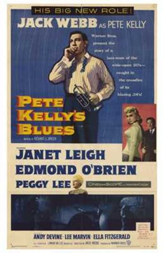 Pete Kelly's Blues Movie Poster Print showcasing jazz theme.