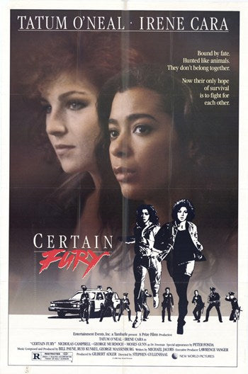 Certain Fury Movie Poster Print showcasing thrilling artwork.