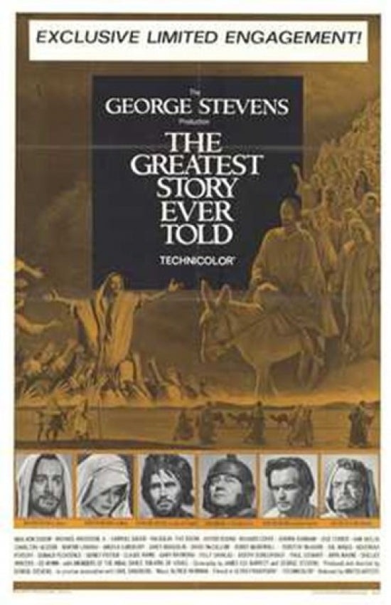 The Greatest Story Ever Told Movie Poster Print