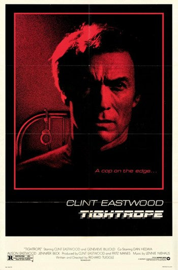 Tightrope Movie Poster Print showcasing thrilling film visuals.