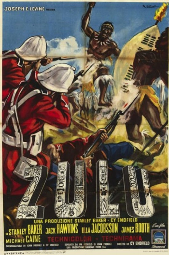 Zulu Movie Poster Print featuring iconic artwork from the film.