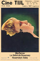 Rosemary's Baby Movie Poster Print showcasing classic horror film artwork