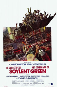 Soylent Green Movie Poster Print showcasing iconic film imagery