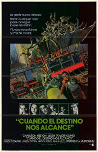Soylent Green Movie Poster featuring iconic film imagery.