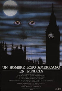 An American Werewolf in London Movie Poster Print showcasing chilling horror art.