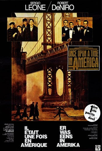 Once Upon a Time in America Movie Poster Print showcasing iconic film imagery.