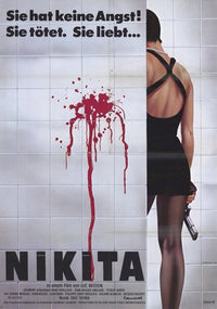 La Femme Nikita Movie Poster Print showcasing iconic film art.