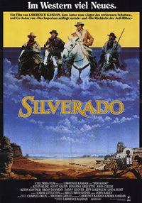 Silverado Movie Poster showcasing classic western film artwork.