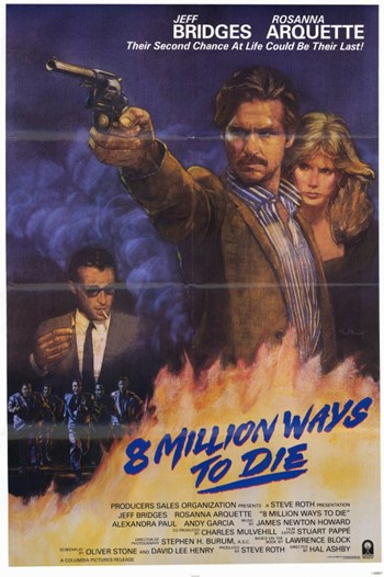8 Million Ways to Die Movie Poster Print featuring dramatic imagery.