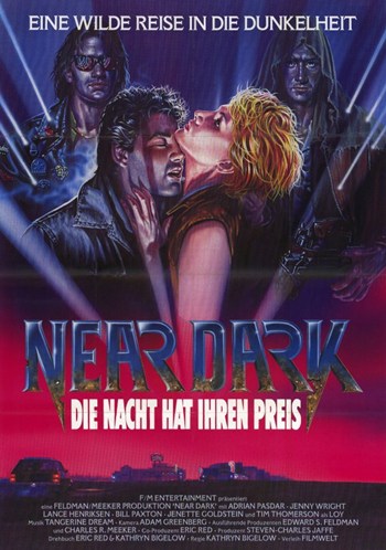 Near Dark Movie Poster Print featuring dark and intense visuals.