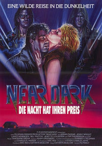 Near Dark Movie Poster Print featuring dark and intense visuals.