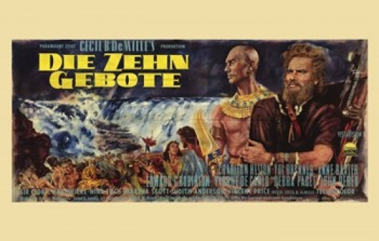 The Ten Commandments Movie Poster Print - 11 x 17
