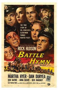 Battle Hymn Movie Poster Print featuring dramatic imagery and vibrant colors.