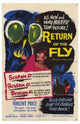 Return of the Fly Movie Poster Print showcasing classic horror film artwork.