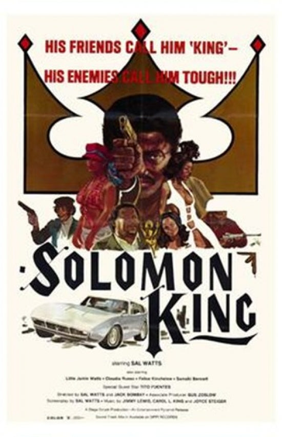 Solomon King Movie Poster Print showcasing vibrant imagery.