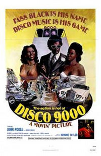 Disco 9000 Movie Poster Print showcasing vibrant retro design.