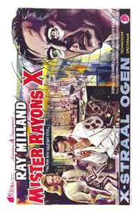 X the Man with X-Ray Eyes Movie Poster print showcasing classic film art.