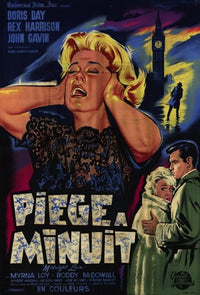 Midnight Lace Movie Poster Print showcasing classic film art.