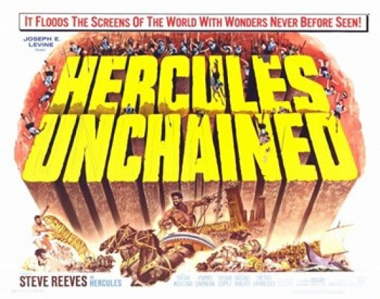 Hercules Unchained Movie Poster Print 11x17