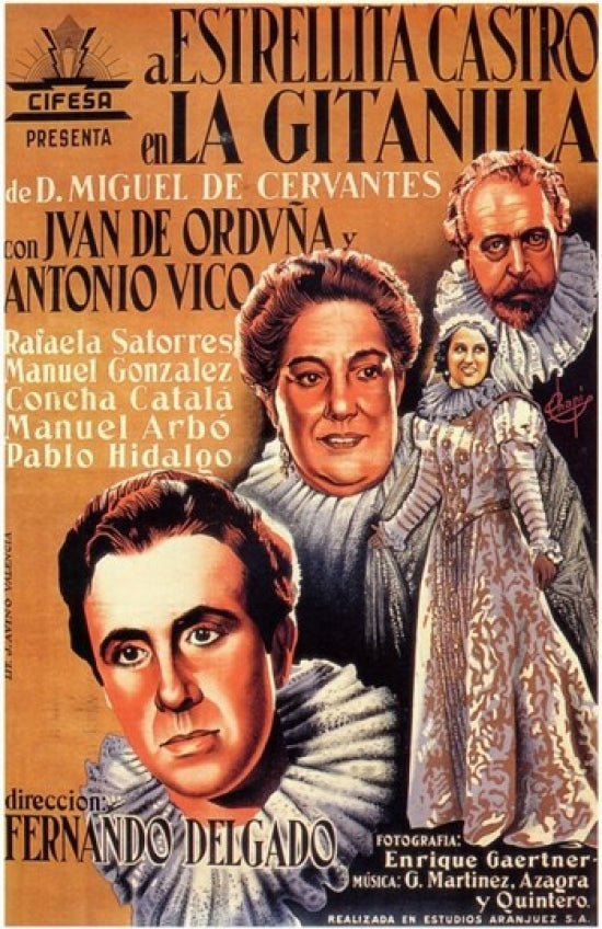 La Gitanilla Movie Poster Print showcasing vibrant imagery.