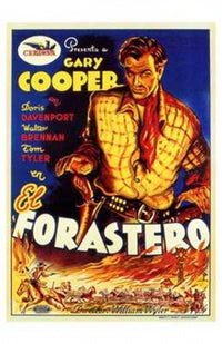 The Westerner Movie Poster Print featuring classic Western film art.