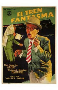 The Ghost Train Movie Poster depicting classic horror film imagery.