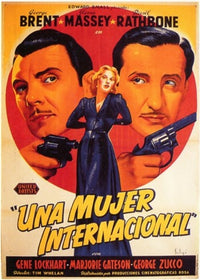 International Lady Movie Poster Print featuring classic cinema art.