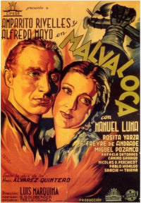Malvaloca Movie Poster Print showcasing cinematic art.