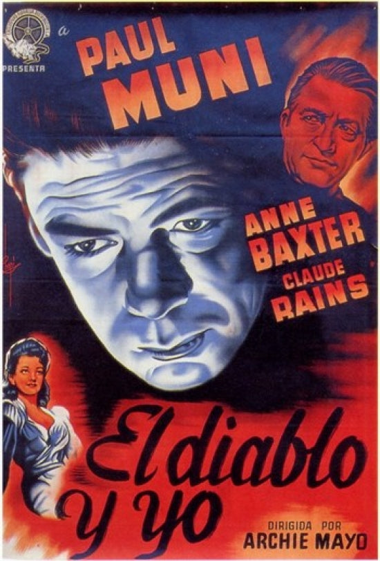Angel on My Shoulder Movie Poster Print featuring iconic film imagery.