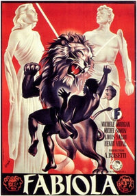 Fabiola Movie Poster Print showcasing vibrant artwork