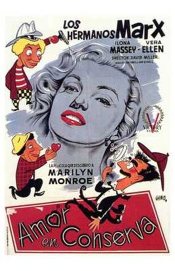 Love Happy Movie Poster Print for classic cinema decor.