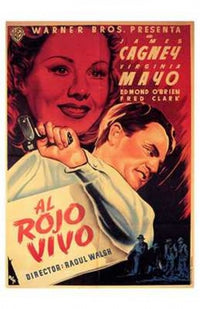White Heat Movie Poster Print featuring classic film art